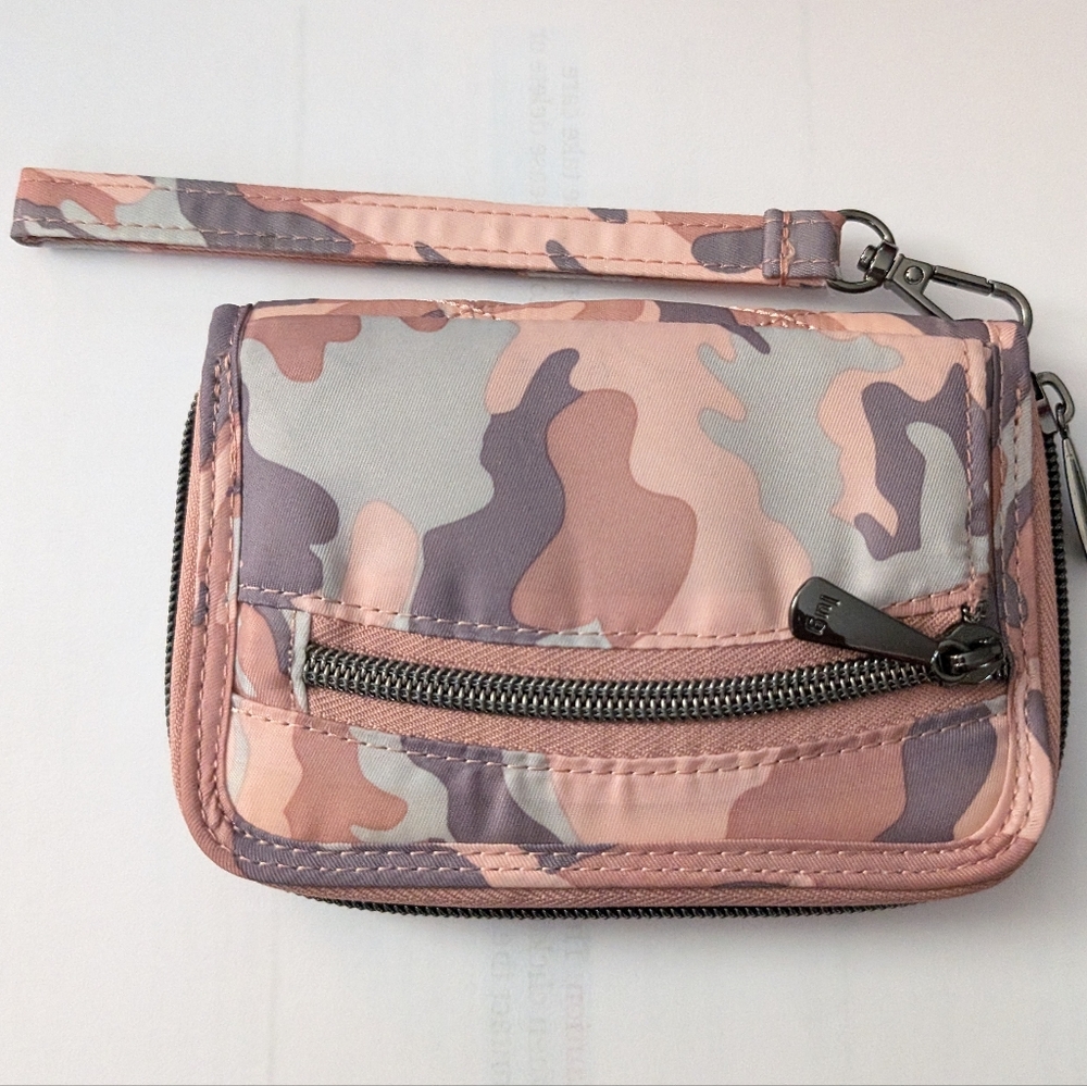 Lug Rodeo Wallet in Camo Rose - Picture 2 of 5